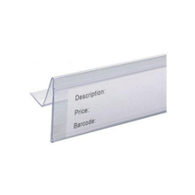 super market plastic label holder/ data strip